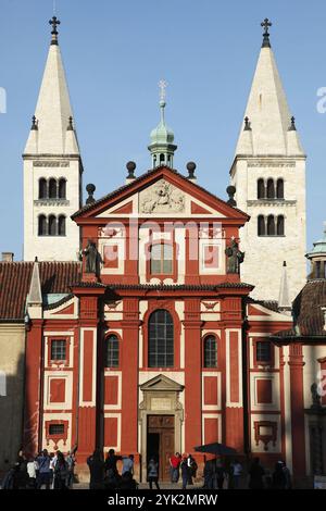 Tschechien, Prag, St. Georges Basilica und Kloster Stockfoto