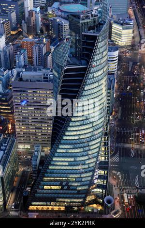 Japan, Nagoya, Modus Gakuen Spiraltürme, Wolkenkratzer,. Stockfoto