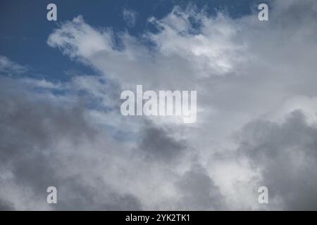 Sturmwolken sammeln sich vor dem Regen im australischen Outback. Stockfoto