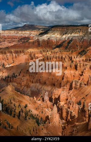 Amphitheater, Hoodoo Formationen, Cedar Breaks National Monument, Utah Stockfoto