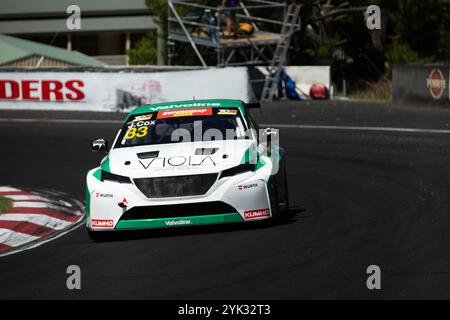 Bathurst, Australien, 10. November 2024. Jordan Cox fuhr für Schaeffler GRM Peugeot 308 TCR während des Supercheap Auto Bathurst International am 10. November 2024 in Bathurst, Australien. Quelle: Ivan Glavas/Speed Media/Alamy Live News Stockfoto