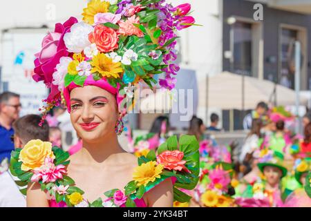 Karneval, Sciacca, Landkreis Agrigento, Sizilien, Italien Stockfoto