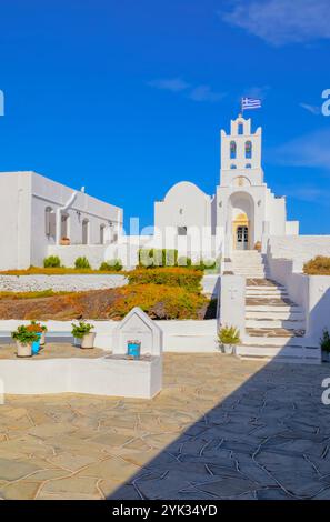 Chrisopigi Kloster, Sifnos Insel, Kykladen Inseln, Griechenland Stockfoto