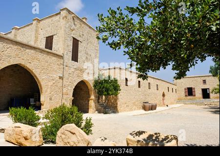 Die Burg von Palaipaphos (Old Paphos) war eines der berühmtesten Wallfahrtszentren der antiken griechischen Welt und einst das Stadtreich Zypern. Stockfoto