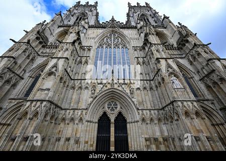 York Minster. Die Kathedrale von York in Yorkshire, Großbritannien Stockfoto