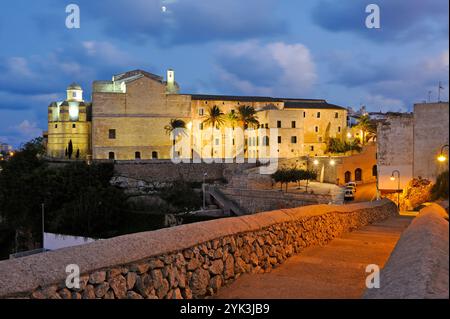 Ehemaliges Kloster von Sant Francesc, in dem sich das Museum von Menorca, Mahon, Menorca, Balearen, Spanien, Europa Stockfoto