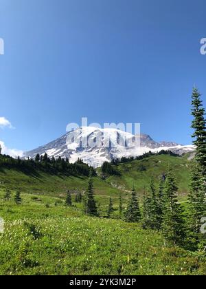 Berg Querformat Stockfoto
