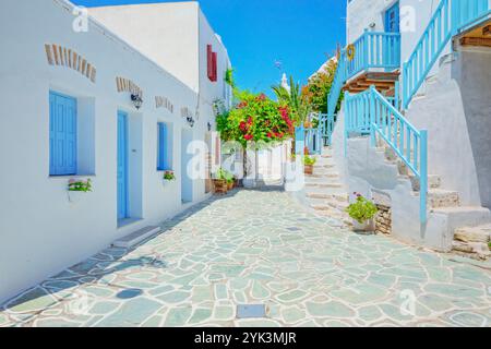 Chora, Folegandros, Kykladen, Griechenland Stockfoto