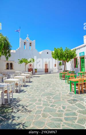 Chora, Folegandros, Kykladen, Griechenland Stockfoto