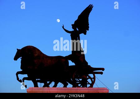 Mond, Souvenir, Il Vittoriano, Rom, Italien Stockfoto