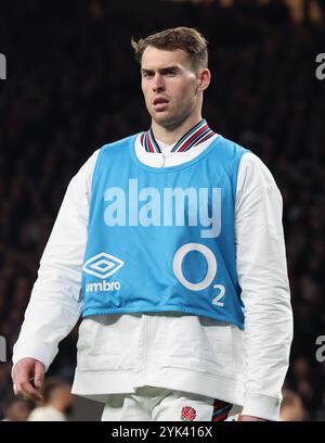 London, Großbritannien. November 2024. Tom Roebuck im Herbst des internationalen Rugby zwischen England gegen das South Africaat Allianz Stadion, Twickenham, London am 16. November 2024 Credit: Action Foto Sport/Alamy Live News Stockfoto