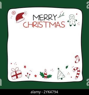 Happy Merry christmas Card Hintergrund Stockfoto