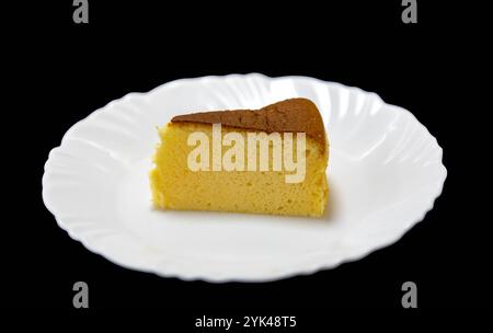 Traditioneller japanischer Käsekuchen, leichter Baumwollkuchen, Wolkenkuchen Stockfoto