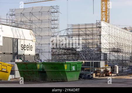 Baustelle am Hauptbahnhof Stuttgart. Stuttgart 21, S21. // 16.11.2024: Stuttgart, Baden-Württemberg, Deutschland *** Baustelle am Stuttgarter Hauptbahnhof Stuttgart 21, S21 16 11 2024 Stuttgart, Baden Württemberg, Deutschland Stockfoto