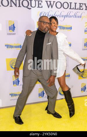 Los Angeles, USA. November 2024. Judy Bailiff Petri Hawkins-Byrd, Emmy-Preisträgerin Makita Bond, nahm an der Monique Woolley Foundation 4th Annual Fundraising Gala in XO Banquet Hall, Los Angeles, CA, 16. November 2024 Teil Stockfoto