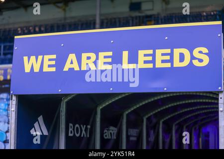 Leeds, Großbritannien. November 2024. Allgemeine Ansicht im Inneren des Stadions in der Elland Road vor dem Spiel der Leeds United Women gegen York City Ladies FA Women's National League Division One North in Elland Road, Leeds, England, Großbritannien am 17. November 2024 Credit: Every Second Media/Alamy Live News Stockfoto