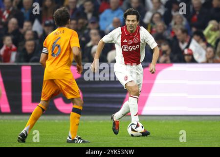 AMSTERDAM - Jari Litmanen während eines Benefizspiels zwischen Ajax Legends und Real Madrid Legends in der Johan Cruijff Arena anlässlich des 125-jährigen Jubiläums von Ajax in dieser Saison. ANP ROBIN VAN LONKHUIJSEN Stockfoto