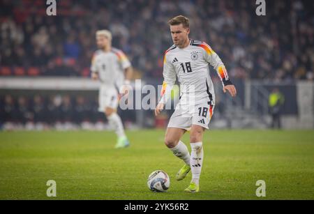 Freiburg, Deutschland. November 2024. Maximilian Mittelstädt (DFB) Deutschland - Bosnien Deutschland - Bosnien 16.11.2024 Copyright (nur für journalistisch Stockfoto