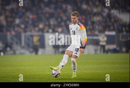 Freiburg, Deutschland. November 2024. Maximilian Mittelstädt (DFB) Deutschland - Bosnien Deutschland - Bosnien 16.11.2024 Copyright (nur für journalistisch Stockfoto