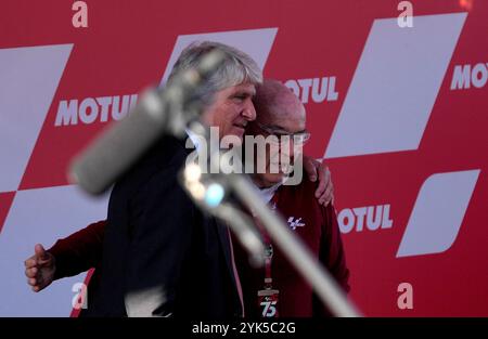 Barcelona, Spanien. November 2024. 17. November 2024, Circuit de Barcelona-Catalunya, Barcelona, MotoGP Motul Solidarity Grand Prix von Barcelona, im Bild Credit: dpa/Alamy Live News Stockfoto