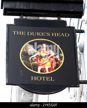 The Duke's Head Hotel , Market Place, Kings Lynn, North Norfolk, Norfolk, England, Großbritannien Stockfoto