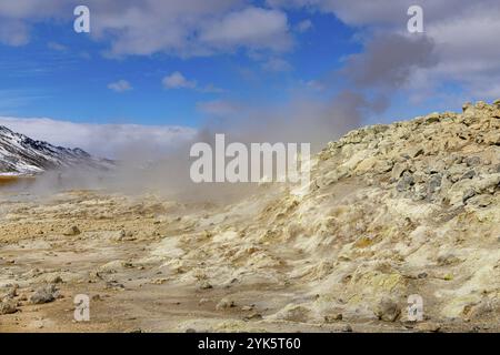 Hveraroend, Myvatn, Island, Europa Stockfoto