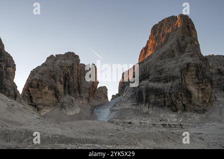 Brenta Dolomiten im Sonnenaufgang Licht, Italien, Europa Stockfoto