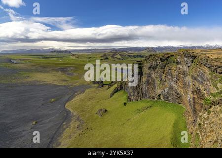 Dyrholaey Rock, Südküste, Island, Europa Stockfoto