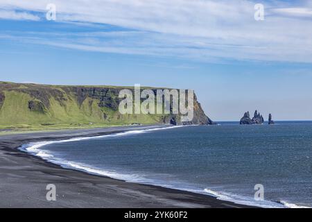 Dyrholaey Rock, Südküste, Island, Europa Stockfoto