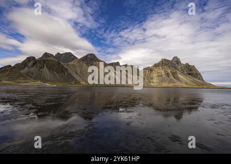 Vestrahorn, Stokksnes, Südküste, Island, Europa Stockfoto