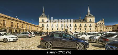 Dukalpalast von Lerma, Herrerianischer Stil 17., Hauptplatz, Lerma, Burgos, Kastilien-Leon, Spanien, Europa Stockfoto