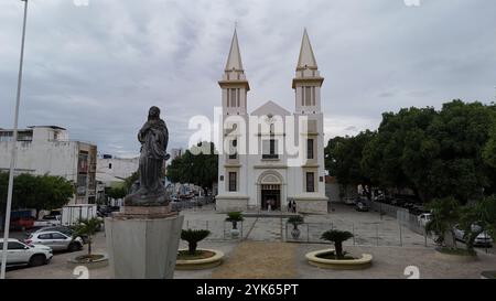 Juazeiro, bahia, brasilien - 14. november 2024: Blick auf das Heiligtum der Kathedrale unserer Lieben Frau von den Grotten in der Stadt Juazeiro. Stockfoto