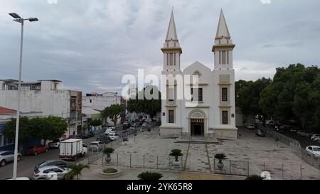 Juazeiro, bahia, brasilien - 14. november 2024: Blick auf das Heiligtum der Kathedrale unserer Lieben Frau von den Grotten in der Stadt Juazeiro. Stockfoto