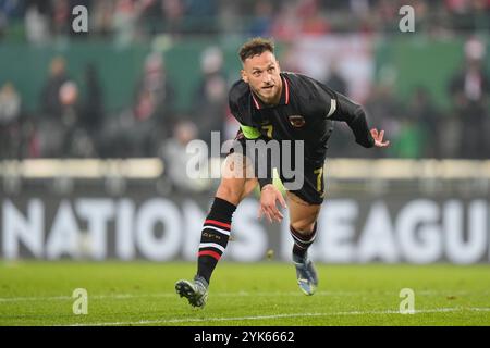 Linz, Österreich. November 2024. LINZ, ÖSTERREICH - 17. NOVEMBER: Marko Arnautovic von Österreich während des Spiels der UEFA Nations League 2024/25 Liga B Gruppe B3 zwischen Österreich und Slowenien am 17. November 2024 in Wien, Österreich.241117 SEPA 19 051 - 20241117 PD8073 Credit: APA-PictureDesk/Alamy Live News Stockfoto