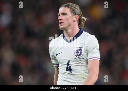 Conor Gallagher aus England während der UEFA Nations League, Liga B - Gruppenspiel England gegen Republik Irland im Wembley Stadium, London, Vereinigtes Königreich, 17. November 2024 (Foto: Gareth Evans/News Images) Stockfoto