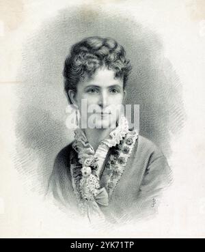 Ann Young, Ann Eliza Young (1844–1917) 19. Von Brigham Young's 56 Ehefrauen Stockfoto