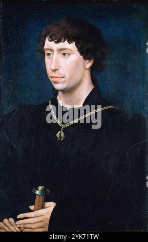 Karl Martin (1433–1477), der Kühle, Herzog von Burgund. Gemälde von Rogier van der Weyden Stockfoto