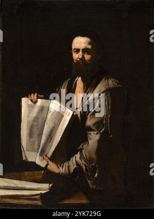 Euklid; Euklid, griechischer Mathematiker, Euklid von Jusepe de Ribera Stockfoto