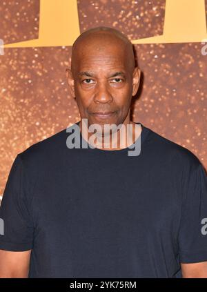 Connie Nielsen und Denzel Washington nehmen am 10. November 2024 an der Premiere von Gladiator II im Pathe Palace Teil Stockfoto