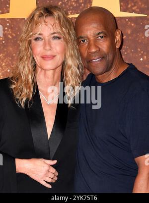 Connie Nielsen und Denzel Washington nehmen am 10. November 2024 an der Premiere von Gladiator II im Pathe Palace Teil Stockfoto