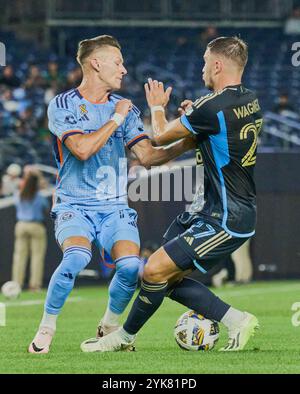 NEW YORK, NY, USA - 18. SEPTEMBER 2024 - Allgemeine Ansicht des MLS-Spiels zwischen Philadelphia Union und New York City FC. ***NUR REDAKTIONELLE VERWENDUNG*** Stockfoto