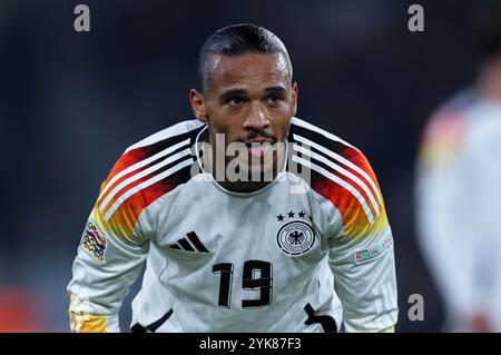 Freiburg, Deutschland. November 2024. Fussball UEFA Nations League Deutschland - Bosnien-Herzegowina am 16.11.2024 im Europa-Park Stadion in Freiburg Leroy Sane ( Deutschland ) DFB-Vorschriften verbieten jede Verwendung von Fotografien als Bildsequenzen und/oder Quasi-Video. Foto: Revierfoto Credit: ddp Media GmbH/Alamy Live News Stockfoto