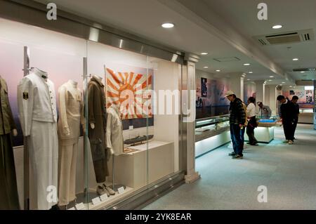 Das Kaiten Memorial Museum widmet sich dem Gedenken an die Männer der Kaiserlichen Marine, die während des Zweiten Weltkriegs bei Selbstmordattorpedos starben, Ozushima, Yamaguchi, Japan. Stockfoto