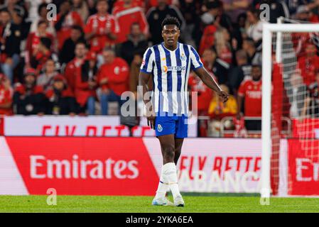 Samu Omorodion beim Spiel der Liga Portugal zwischen den Teams SL Benfica und FC Porto im Estadio da Luz (Maciej Rogowski) Stockfoto