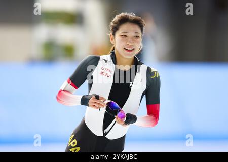 Aomori, Japan. November 2024. HANA Noake (JPN) Speed Skating : 2025 ISU Four Continents Speed Skating Championships Damen 1000m in der YS Arena Hachinohe in Aomori, Japan . Quelle: AFLO SPORT/Alamy Live News Stockfoto