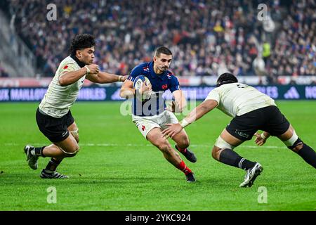 Saint Denis, Frankreich. November 2024. Thomas Ramos während des Autumn Nations Series XV Rugby Matches France gegen New Zealand All Blacks im Stade de France in Saint Denis bei Paris, Frankreich am 16. November 2024. Foto: Victor Joly/ABACAPRESS. COM Credit: Abaca Press/Alamy Live News Stockfoto