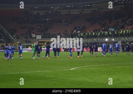 Endrunde (Italien) beim Spiel der UEFA Nalions League 2025 zwischen Italien 1-3 Frankreich im Giuseppe Meazza Stadium am 17. November 2024 in Mailand. Quelle: Maurizio Borsari/AFLO/Alamy Live News Stockfoto