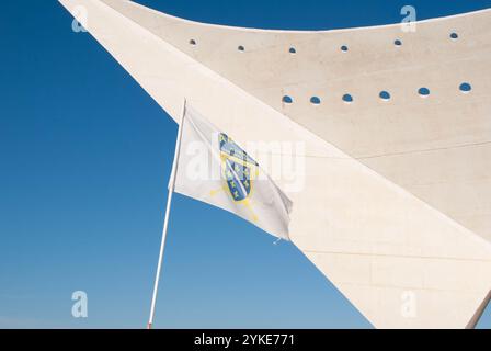 Denkmal und Gedenkstätte in Žuč zu Ehren der gefallenen Soldaten der Schlachten von Žuč 1992–1995. Sarajevo, Bosnien und Herzegowina, 11.17.2024. Stockfoto
