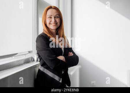 Porträt von zuversichtlich Geschäftsfrau Stockfoto