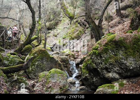 Griechenland Insel Rhodos Dorf Theologos, Tal der Schmetterlinge, Herbst 01 Stockfoto